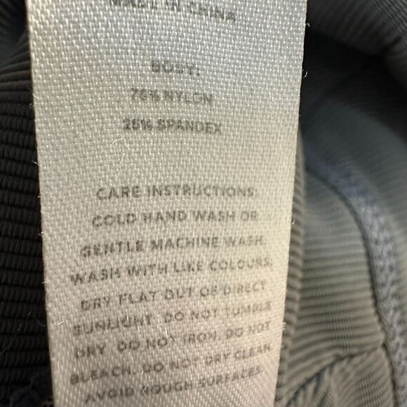 Wilo Charcoal Grey Racerback Long Line Sports Bra Size Small - Picture 5 of 5